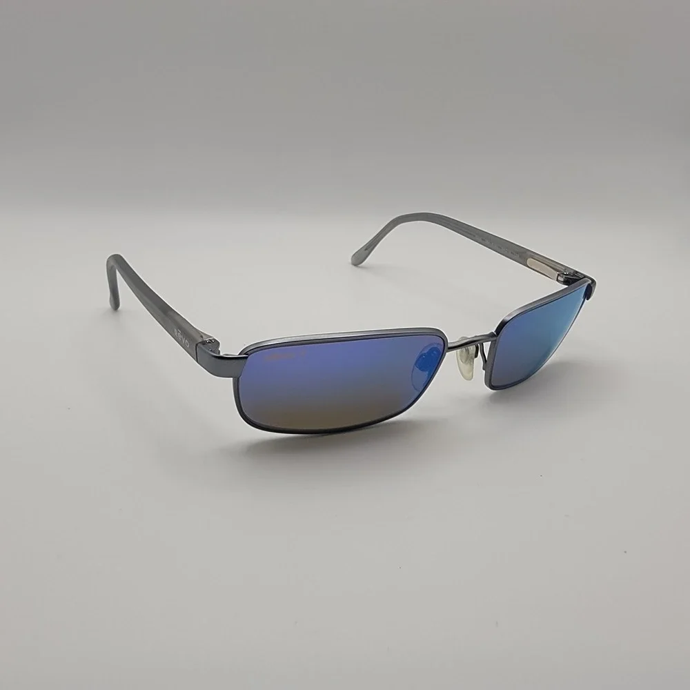 Revo 3005 084-S/62 Sunglasses Men 54mm Gunmetal Blue Water Polarized Italy Metal